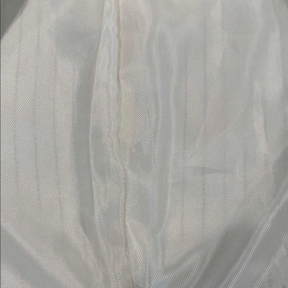 NWOT Zara Cropped Cream Pinstripe Women's Blazer - Picture 10 of 10
